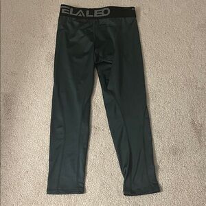 Kids Black Athletic Leggings